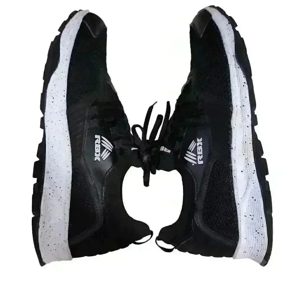 RBX Mens Athletic Shoes Sneakers Running Lace Up White Black Size 11W RBX0014